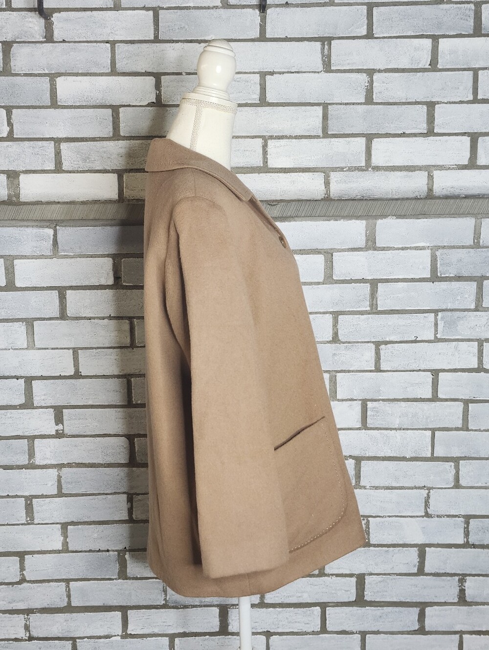Rafaella Women's Long Sleeve Wool Viscose Cashmere Blend Jacket Size 10 Brown - Picture 5 of 10